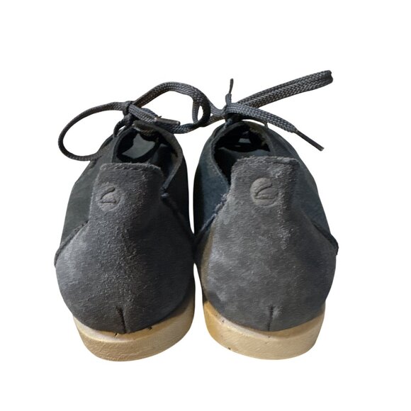 Clarks Wallabee Blue Leather Suede Lace-Up Shoes Mens Size 8.5 Casual Comfortabl - Picture 4 of 7